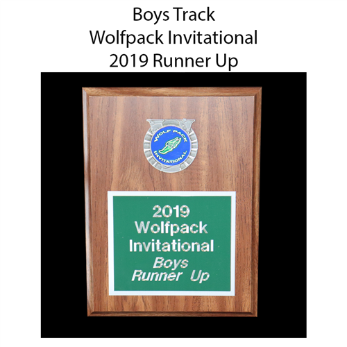 Boys Track Wolfpack Invitational 2019 Runner Up 
